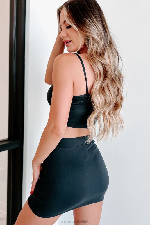 zwart strutting it 3-delige rokset NanaMacs HPTT1245