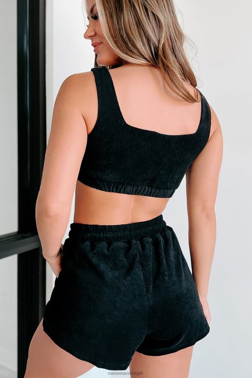 zwart tassen vol driedelige set topshorts NanaMacs HPTT494