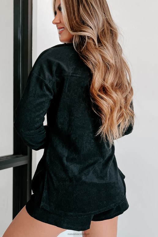 zwart tassen vol driedelige set topshorts NanaMacs HPTT494