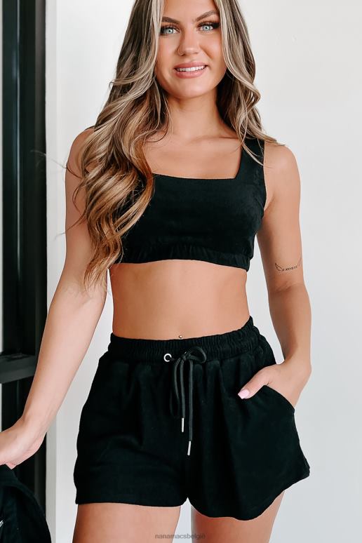 zwart tassen vol driedelige set topshorts NanaMacs HPTT494