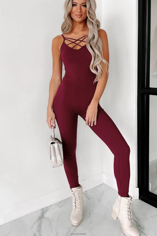 bordeaux doe het rustig aan catsuit NanaMacs HPTT2655