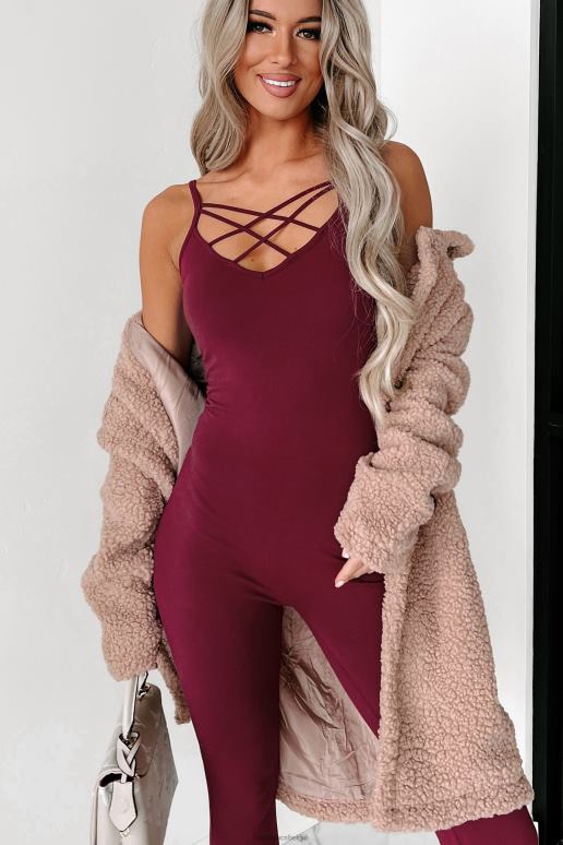 bordeaux doe het rustig aan catsuit NanaMacs HPTT2655