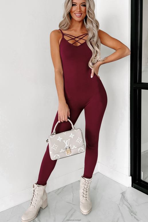 bordeaux doe het rustig aan catsuit NanaMacs HPTT2655