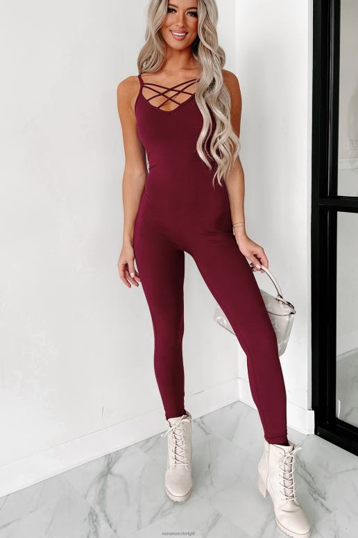 bordeaux doe het rustig aan catsuit NanaMacs HPTT2655