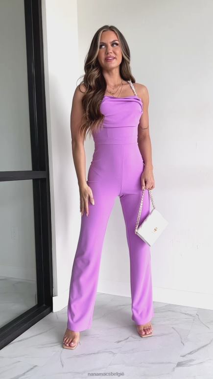 lavendel romantisch gesproken jumpsuit met kralenbandjes NanaMacs HPTT2592