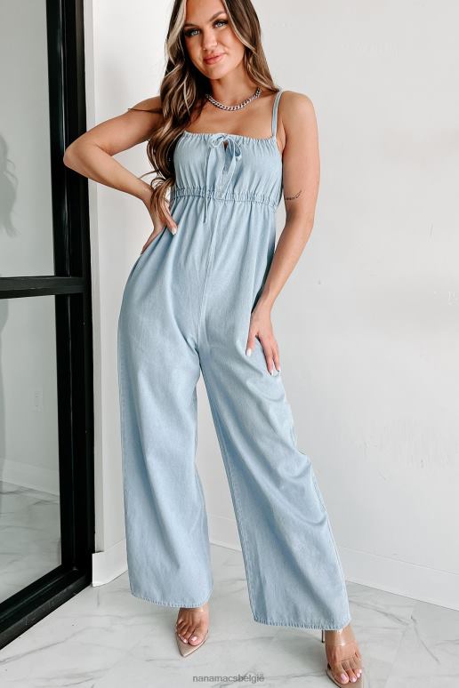 spijkerbroekblauw zuidelijke speciale denim jumpsuit NanaMacs HPTT2630