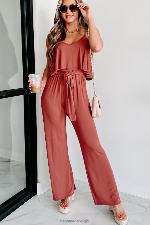 steen sleepy saturdays cami-jumpsuit met wijde pijpen NanaMacs HPTT2532