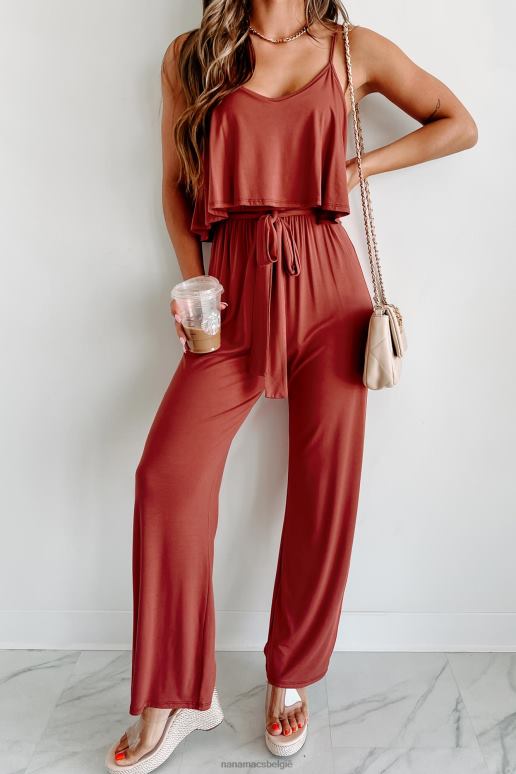 steen sleepy saturdays cami-jumpsuit met wijde pijpen NanaMacs HPTT2532