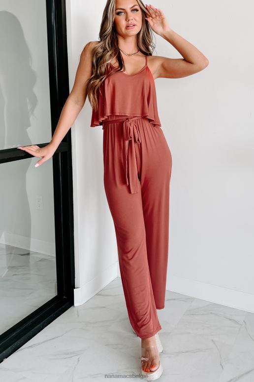 steen sleepy saturdays cami-jumpsuit met wijde pijpen NanaMacs HPTT2532