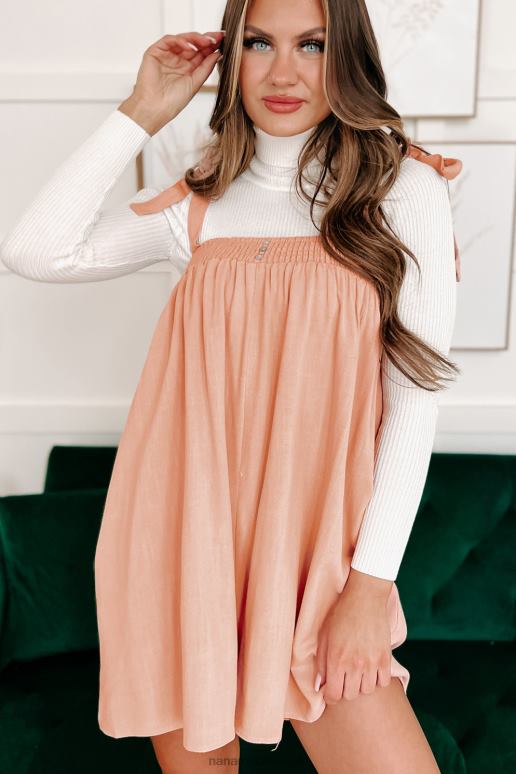 blozen speelse linnen romper met gestrikte schouders NanaMacs HPTT2647
