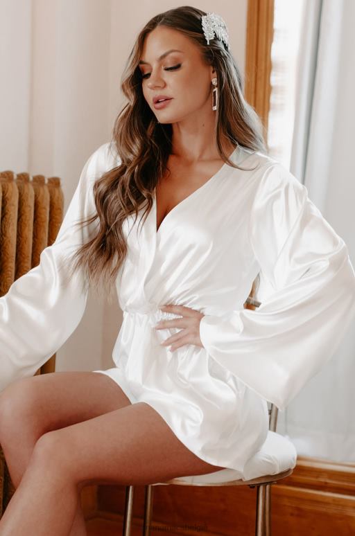 ivoor Going Places satijnen rompertje met wijde mouwen NanaMacs HPTT2637