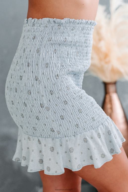 blauw aurelia boho print tweedelige set NanaMacs HPTT1611