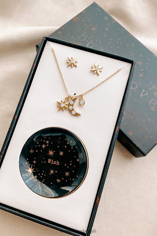 goud gift of the stars oorbel ketting cadeauset NanaMacs HPTT4158