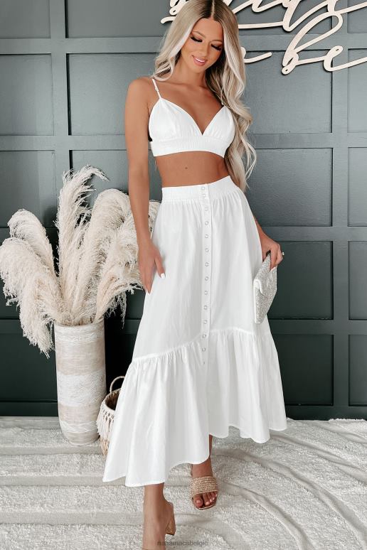 ivoor Sunny Songs tweedelige rokset met drukknopen NanaMacs HPTT1625