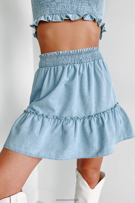 licht indigo country roots denim tweedelige set NanaMacs HPTT1227