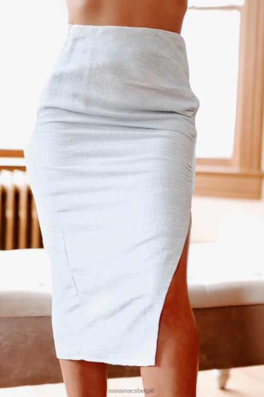 lichtblauw executive assistant tweed tweedelige rokset NanaMacs HPTT1210