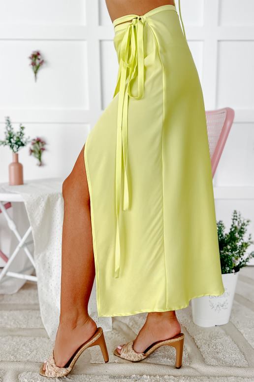 limoen op één voorwaarde tweedelige satijnen rokset NanaMacs HPTT1369