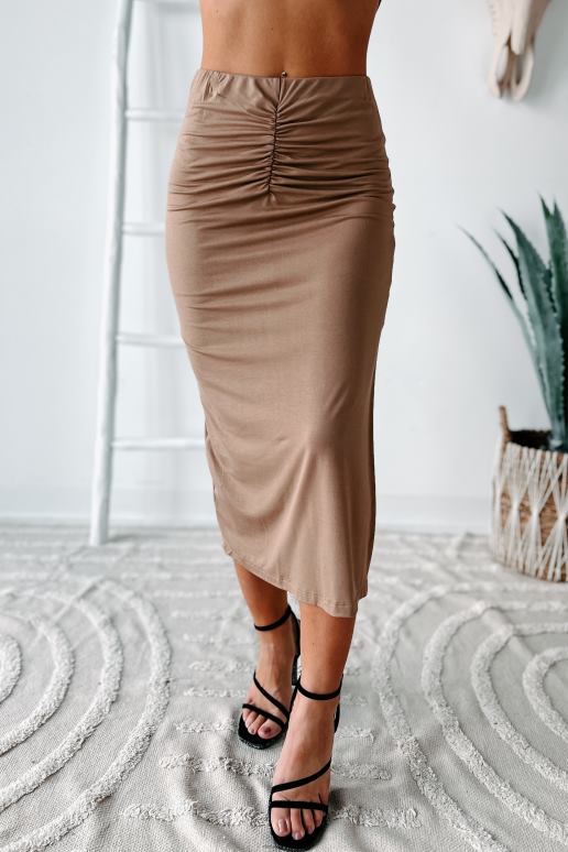 mokka een chique tweedelige set met ruches krijgen NanaMacs HPTT1628