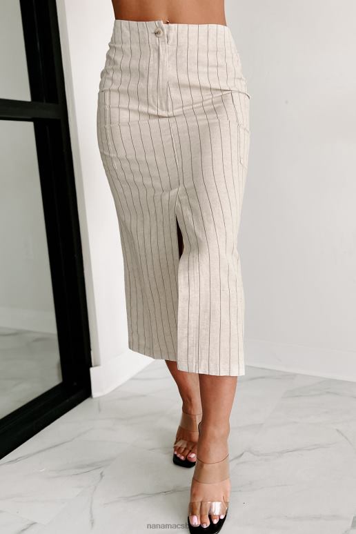 natuurlijk zijnde een gratis tweedelige gestreepte rokset NanaMacs HPTT1199