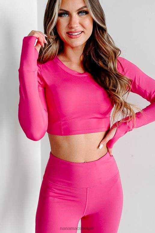 roze Activewear-set met voorwaartse beweging NanaMacs HPTT1231