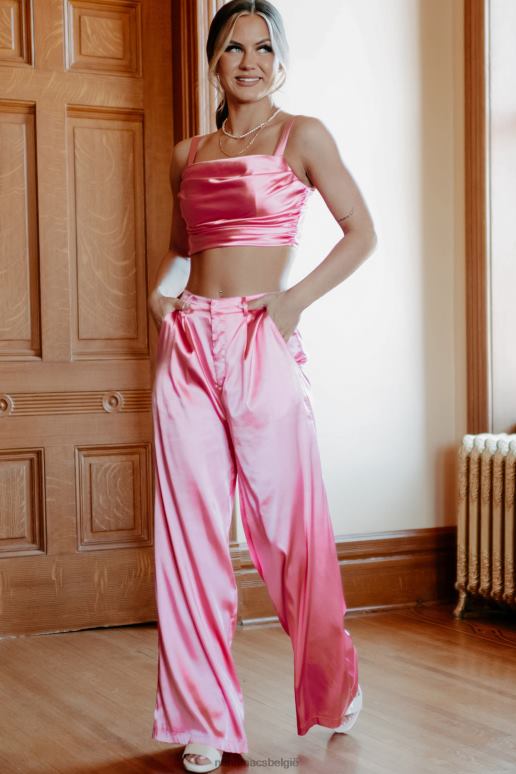 roze i'll lead the way, tweedelige broekset NanaMacs HPTT1206