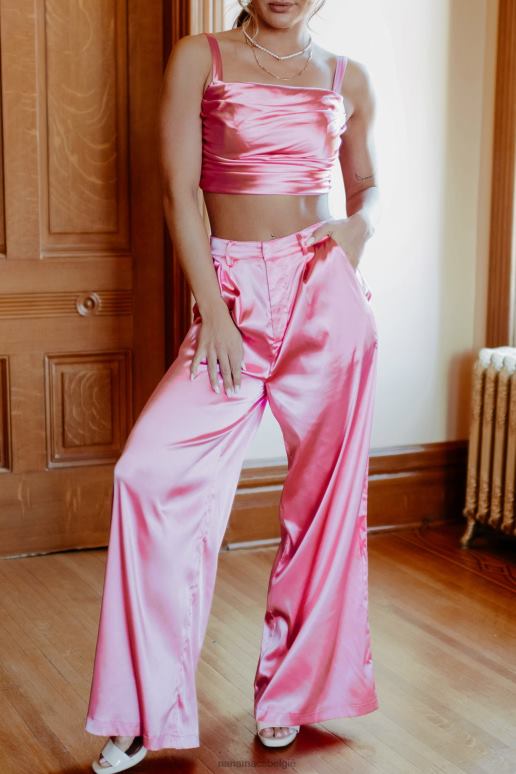 roze i'll lead the way, tweedelige broekset NanaMacs HPTT1206