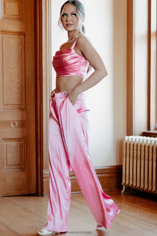 roze i'll lead the way, tweedelige broekset NanaMacs HPTT1206