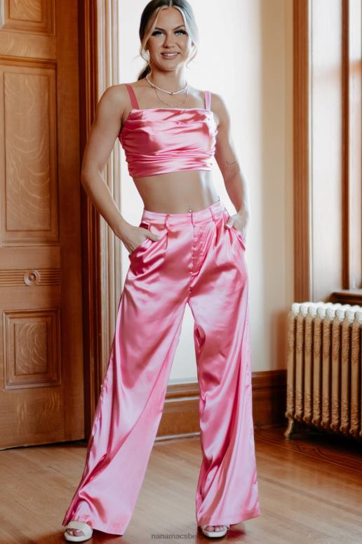 roze i'll lead the way, tweedelige broekset NanaMacs HPTT1206