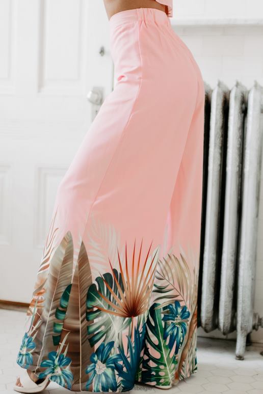 roze op reis gaan tweedelige broekset NanaMacs HPTT1588