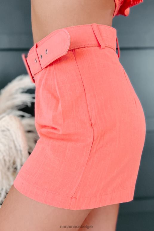 roze papaja zomerse zoetheid tweedelige korte set NanaMacs HPTT1328