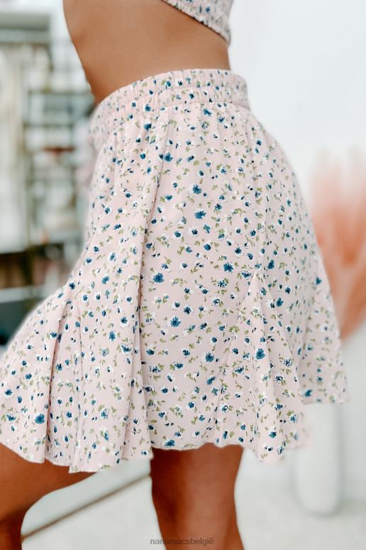 roze tweedelige bloemenset voor een uitje in de tuin NanaMacs HPTT1622