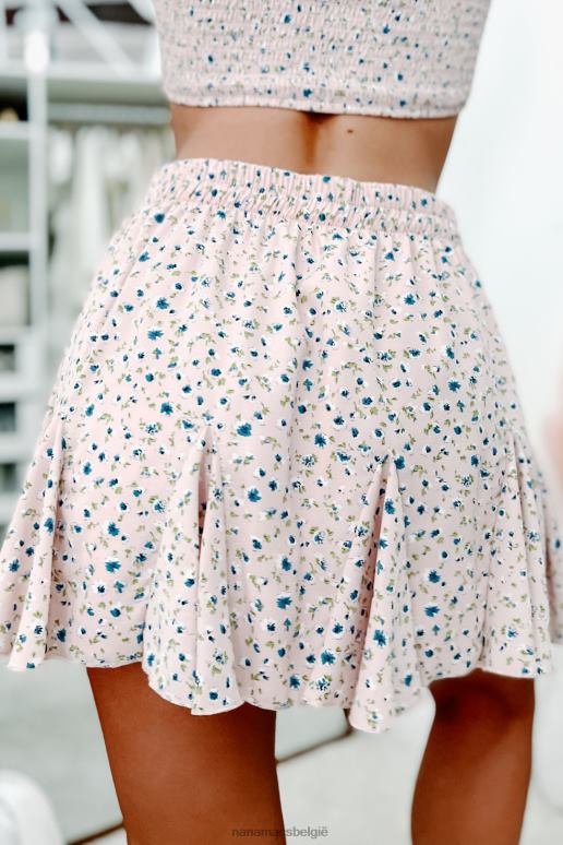 roze tweedelige bloemenset voor een uitje in de tuin NanaMacs HPTT1622