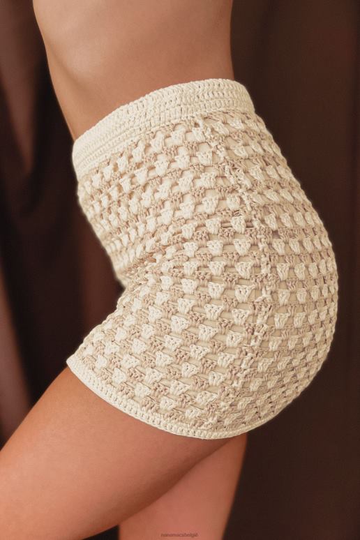 wit/taupekleurig sangria zonsondergangen gehaakt minirokje NanaMacs HPTT3272