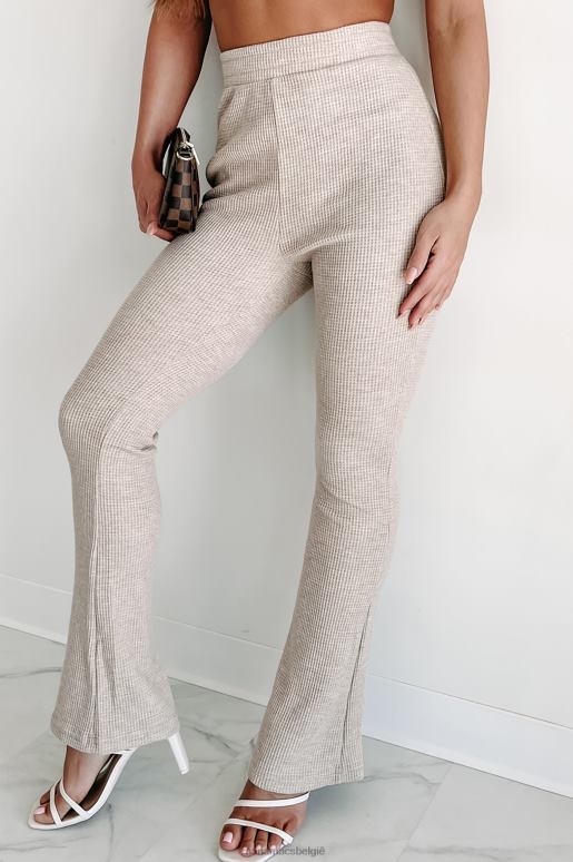 zand vannacht lekker binnen blijven wafel gebreide loungeset NanaMacs HPTT1188