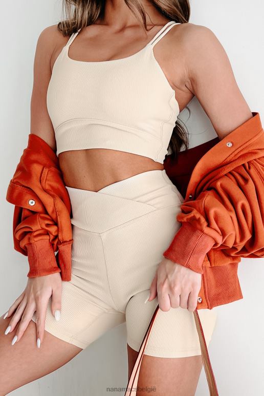 zeeschelp cardio dag geribbelde actieve set NanaMacs HPTT1226