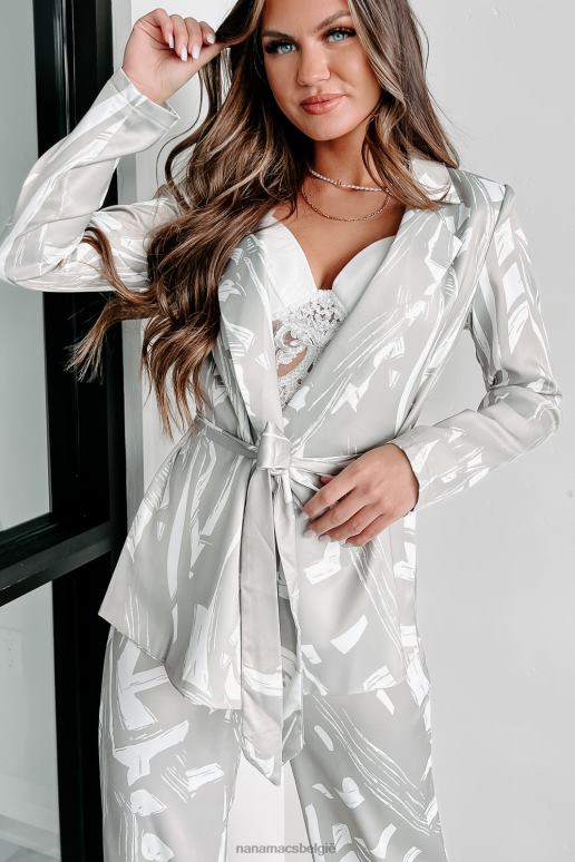 zeezout/wit resort living broekpak set met print NanaMacs HPTT1589