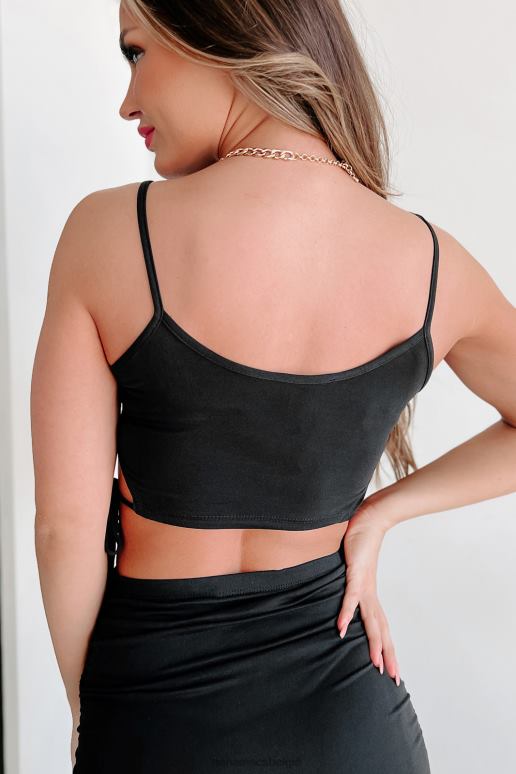 zwart feel extra fine tweedelige rokset NanaMacs HPTT1184