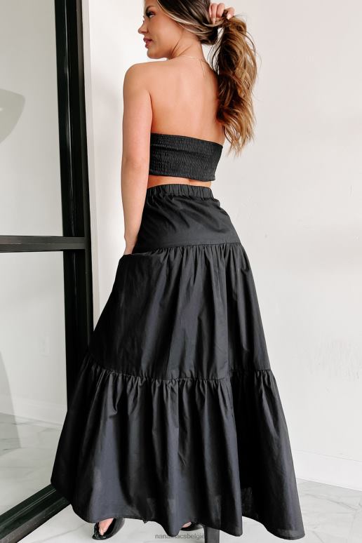 zwart het houden van uw ideeën tweedelige rok set NanaMacs HPTT1150