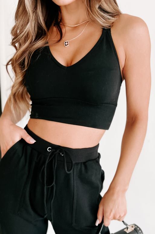 zwart relaxte manieren tweedelige joggingset NanaMacs HPTT1234