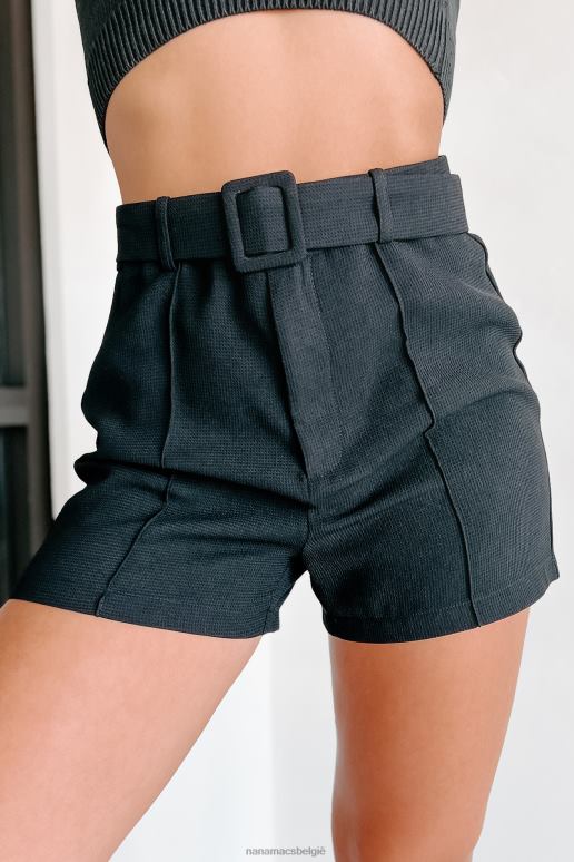 zwart te chique tweedelige short set NanaMacs HPTT1557