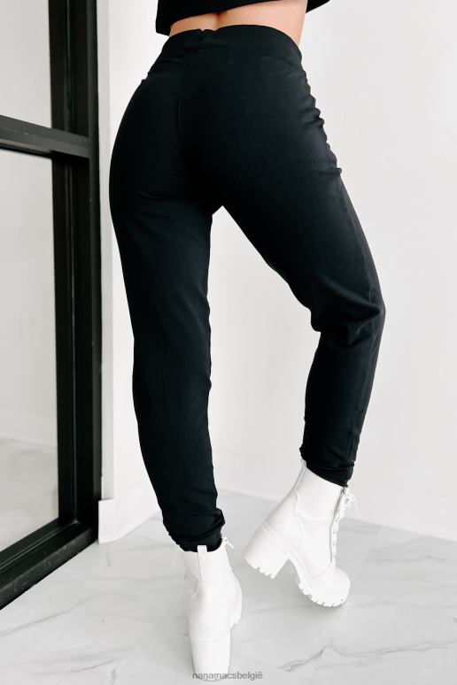 zwart verscheur deze tweedelige set met capuchon en capuchon in de stad NanaMacs HPTT635