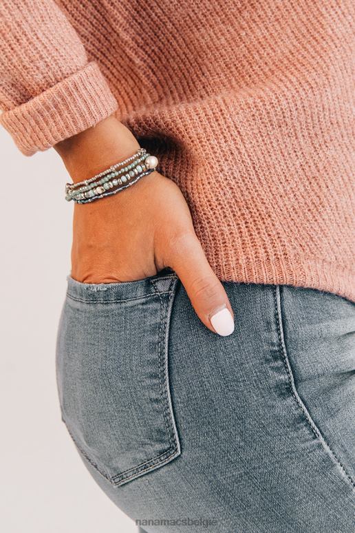 blauw weekend doelen kralen armband NanaMacs HPTT4416