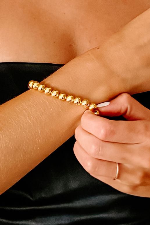 goud alledaagse kralen armband NanaMacs HPTT4391