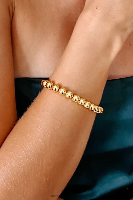 goud alledaagse kralen armband NanaMacs HPTT4391