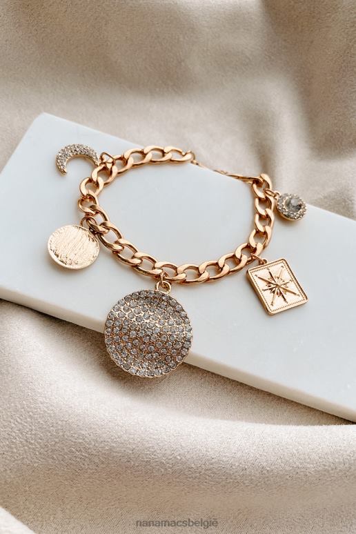 goud sterkste schakel bedelarmband NanaMacs HPTT4366