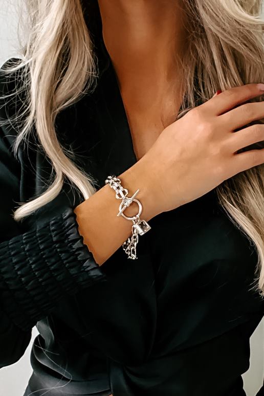zilver gewoon chique armband NanaMacs HPTT4393