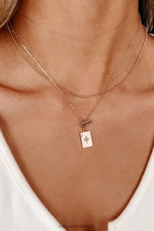 goud be good sierlijke gelaagde ketting NanaMacs HPTT4194