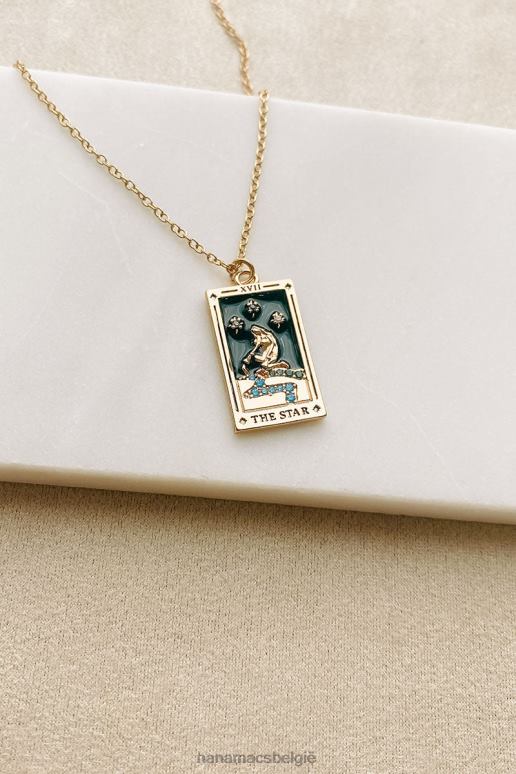 goud de sterren tarotkaart ketting NanaMacs HPTT4176