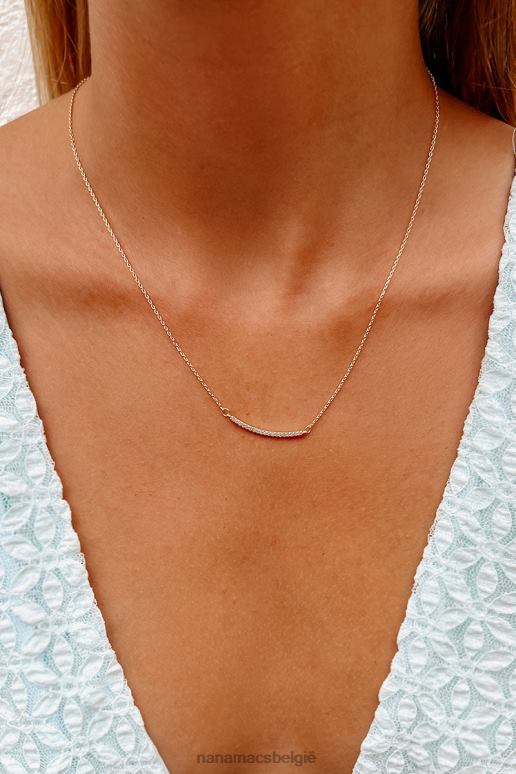 goud diepe toewijding sierlijke ketting NanaMacs HPTT4186