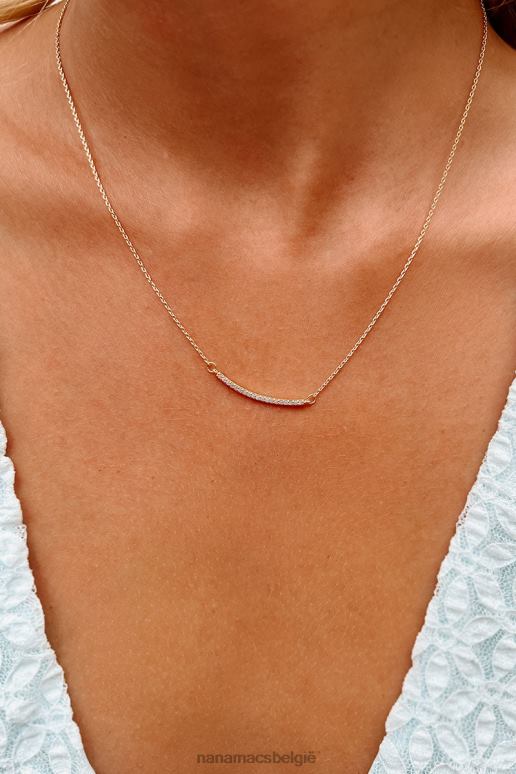 goud diepe toewijding sierlijke ketting NanaMacs HPTT4186